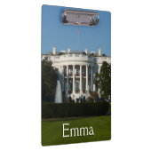 Kerstwit huis voor Feestdagen Washington DC Klembord (Rechts)