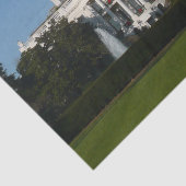 Kerstwit huis voor Feestdagen Washington DC Tissuepapier (Detail)