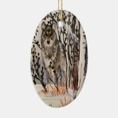 KerstWolf Ornament (Rechts)