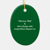 KerstWolf Ornament (Achterkant)