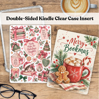 Kerstwonder Kindle dubbelzijdige inzetkaart Kaart