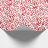 Kerstwoord — Wrapppapier (1) Cadeaupapier (Hoek)