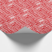 Kerstwoord — Wrapppapier (2) Cadeaupapier (Hoek)