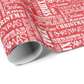 Kerstwoord — Wrapppapier (2) Cadeaupapier (Rol Hoek)