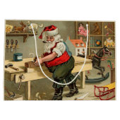  kerstworkshop voor kerstmis large cadeautasje (Achterkant)