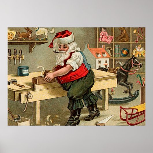 kerstworkshop voor kerstmis poster (Voorkant)