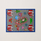 Kerstzaag Puzzle Legpuzzel (Horizontaal)