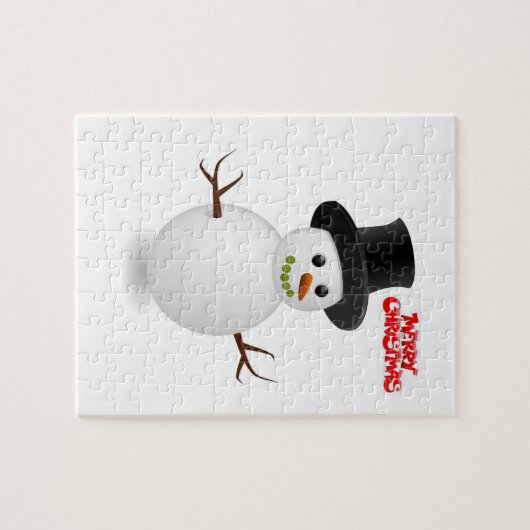 Kerstzaag Puzzle Legpuzzel (Horizontaal)