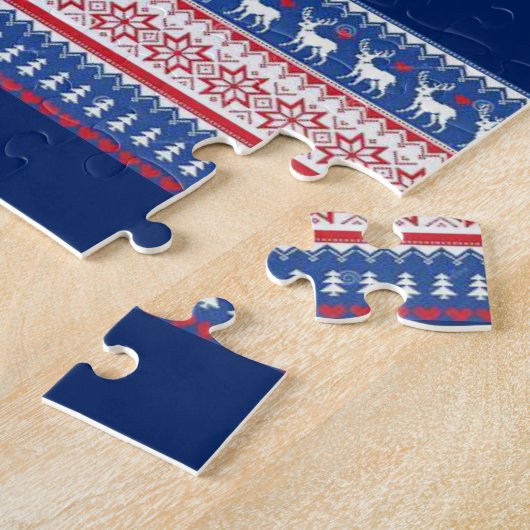 Kerstzaag Puzzle Legpuzzel (Zijkant)