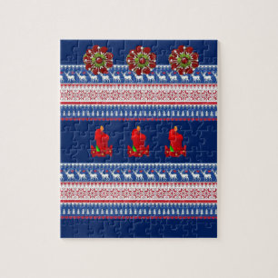 Kerstzaag Puzzle Legpuzzel