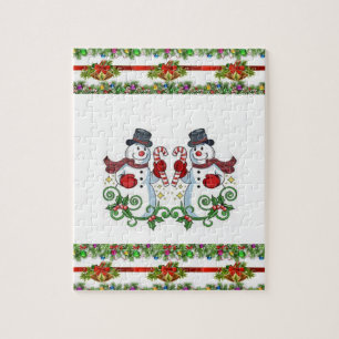 Kerstzaag Puzzle Legpuzzel