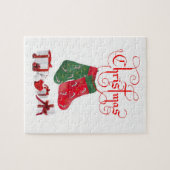 Kerstzaag Puzzle Legpuzzel (Horizontaal)