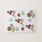 Kerstzaag Puzzle Legpuzzel (Horizontaal)