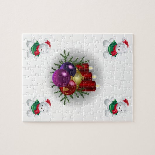 Kerstzaag Puzzle Legpuzzel (Horizontaal)