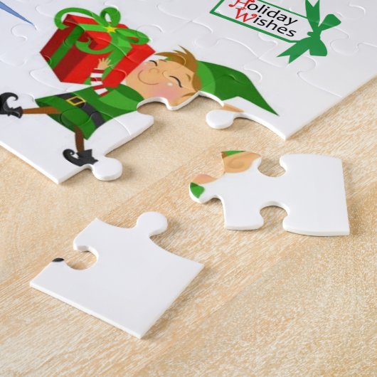 Kerstzaag Puzzle Legpuzzel (Zijkant)