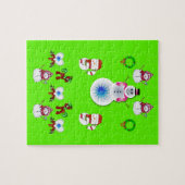 Kerstzaag Puzzle Legpuzzel (Horizontaal)