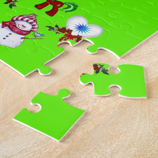 Kerstzaag Puzzle Legpuzzel (Zijkant)