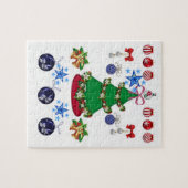 Kerstzaag Puzzle Legpuzzel (Horizontaal)