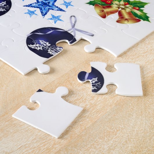 Kerstzaag Puzzle Legpuzzel (Zijkant)