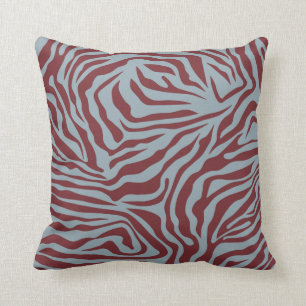 kerstZebra Pattern Festive Animal Print Kussen
