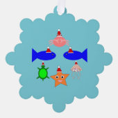 kerstZee - Aangepast Ornament Kaart (Voorkant)