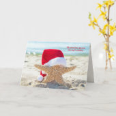 Kerstzeester met Santa hat Kaart (Gele Bloem)