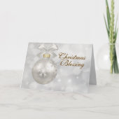 kerstzegelnummers 6:24-26 Bijbelversie Feestdagen Kaart (Voorkant)