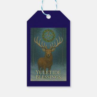 Kerstzegen Herten Kerstcadeau Labels Cadeaulabel