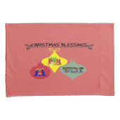 Kerstzegen Kussensloop (Voorkant-Rechts)