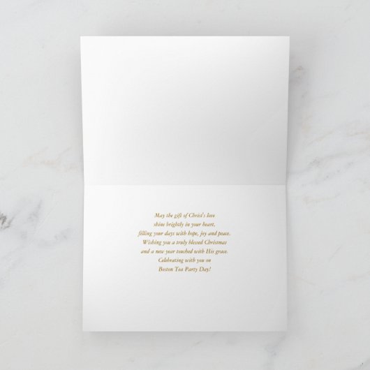 Kerstzegeningen Engel Decorating Tree Star Kaart (Binnen)