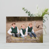 kerstzegeningen folie feestdagenkaart (Staand Voorkant)