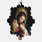 kerstzegeningen ornament kaart (Links)