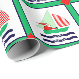 Kerstzeilen Cadeaupapier
