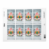 kerstziel etiket (Full Sheet)