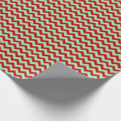 kerstzigzag cadeaupapier (Hoek)