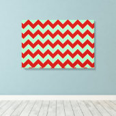 kerstzigzag canvas afdruk (Insitu (Houten vloer))