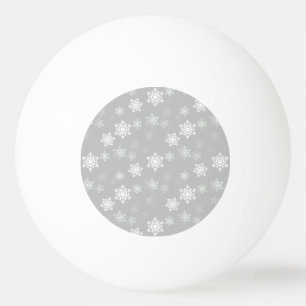Kerstzilverwitte sneeuwvloeren pingpongballen