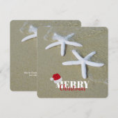 Kerstzomer Kaart met doorsnee kerstmis (Voorkant / Achterkant)