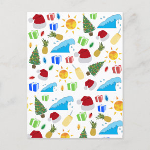 Kerstzomervakantie Feestdagenkaart