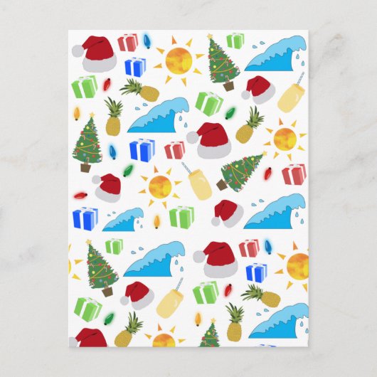 Kerstzomervakantie Feestdagenkaart (Voorkant)