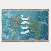 kerstzomervakantiestrand deken (Voorkant)