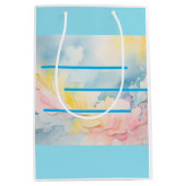 Kerstzon Ocean Gift Bag Medium Cadeauzakje (Voorkant)