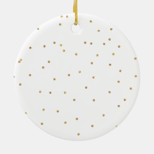 Kerstzwangerschap Aankondiging voor anamnement Keramisch Ornament (Achterkant)