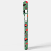 Kerstzwarte katten Case-Mate iPhone case (Achterkant / Links)