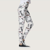 Kerstzwarte katten leggings (Rechts)