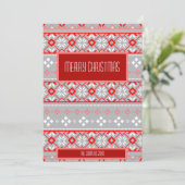 Kerstzweten Foto Feestdagenkaart (Staand voorkant)