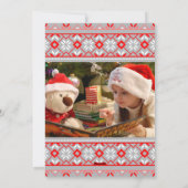 Kerstzweten Foto Feestdagenkaart (Achterkant)