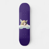  kerubengel op een wolk skateboard (Voorkant)