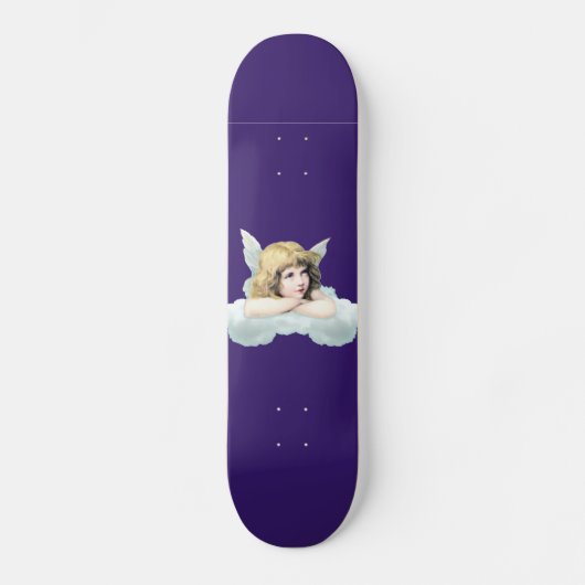  kerubengel op een wolk skateboard (Voorkant)