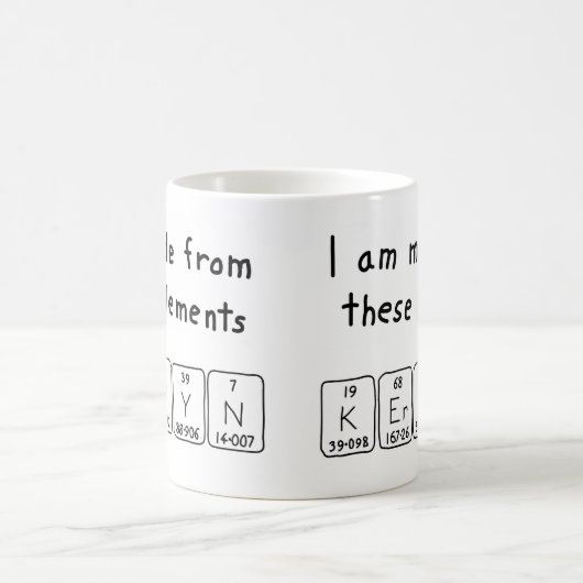 Kervyn periodieke lijstnaam mok (Center)